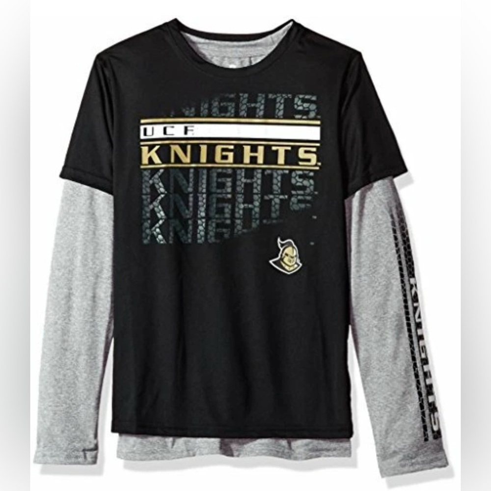 Lot of 2x NWT [Gen2] UCF Central Florida Knights NCAA Performance Shirts Y XL 18